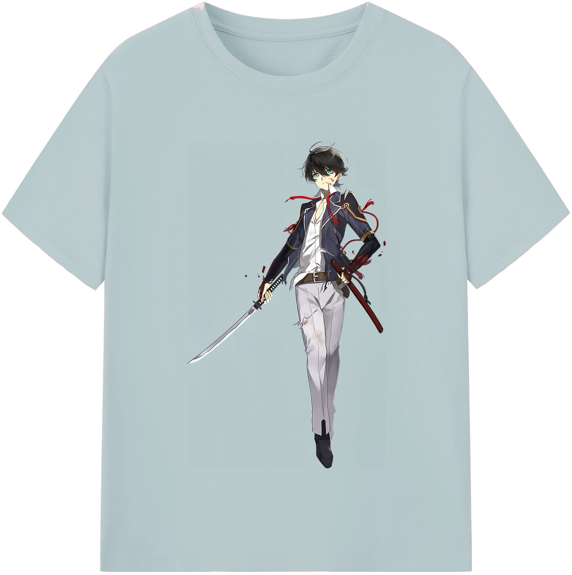 （画像用） 刀剣乱舞 Touken Ranbu 綿100％半袖Tシャツ（フロントプリント）